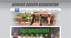 Desktop Screenshot of bejucossoccer.com